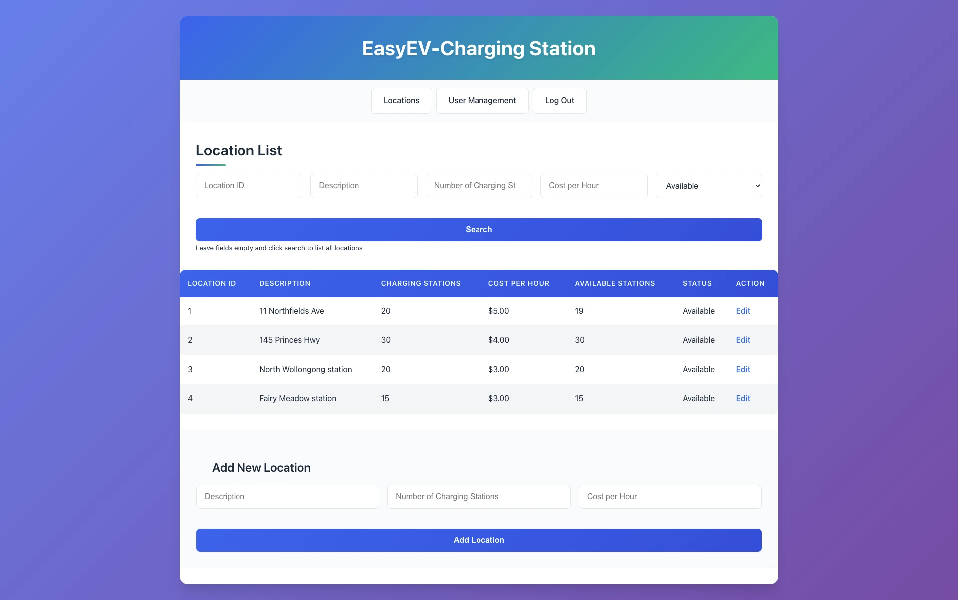 EasyEV Charging screenshot